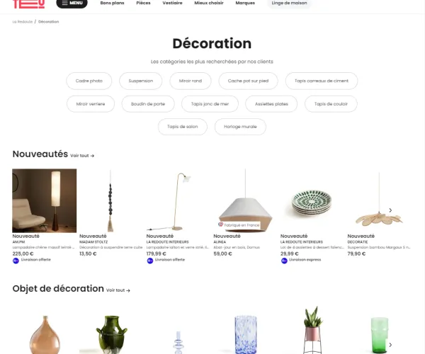 La Redoute Website